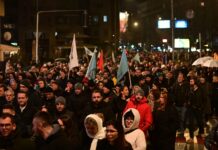 „Денот кога зборуваат работниците“: Започна протестот на Сојузот на синдикати за зголемување на платите/ФОТОГАЛЕРИЈА