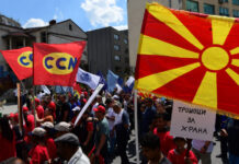 „Денот кога зборуваат работниците“: Започна протестот на Сојузот на синдикати за зголемување на платите