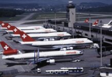 Швајцарската авиокомпанија „Свис“ откажува летови поради лоши временски услови