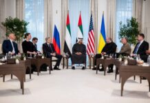 Во Абу Даби во среда и четврток тора рунда на трилатералните мировни преговори за Украина