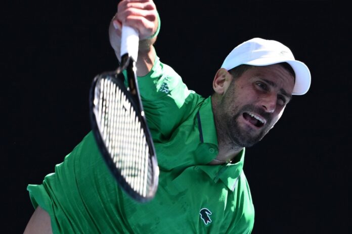 Australia Open 2026 tennis tournament - practice match