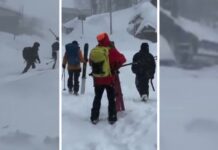 Десет скијачи исчезнаа, шестмина преживеаа во лавина во Калифорнија – борбата со времето трае/ВИДЕО