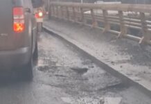 Новото осветлување ги откри старите дупки на асфалтот