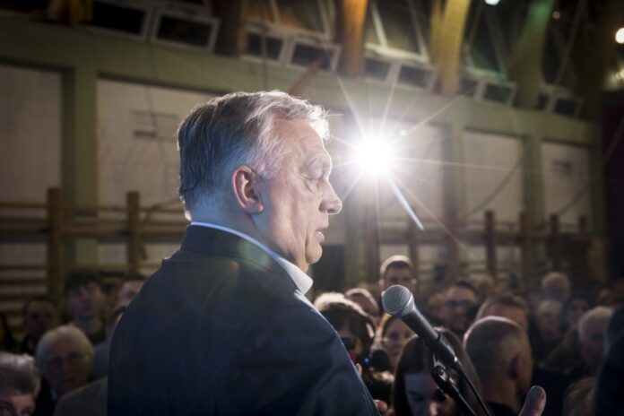 Hungarian Prime Minister Orban campaigns for upcoming elections