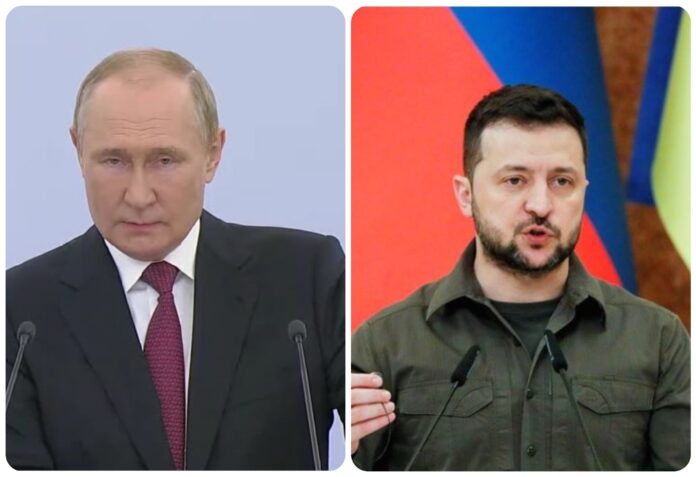 putin zelenski kolaz