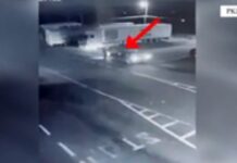 На граничниот премин „Блато“ е упасен македонски граѓанин – се обидел да замине со возилото без проверка притоа загрозувајќи ги животите на полицајците