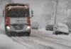 Забрана за сообраќај на камиони на патот Гостивар – Стража – Кичево поради обилни снежни врнежи