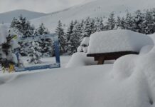 Зимата не попушта: Шапка затрупана со метар снег, температури длабоко под нулата