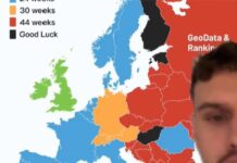 Нова карта на Европа предизвика лавина коментари на интернет: Балканот означен со црвено/ВИДЕО