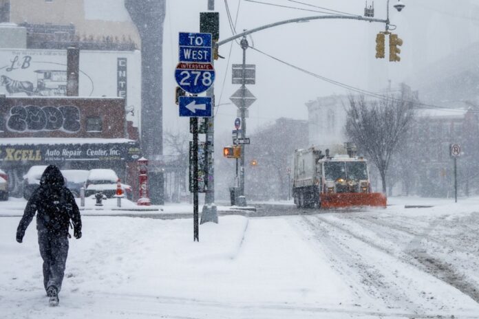 Winter storm brings subzero weather with snow and ice to New York
