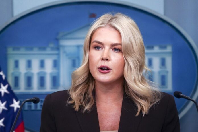 White House Press Secretary Karoline Leavitt press briefing