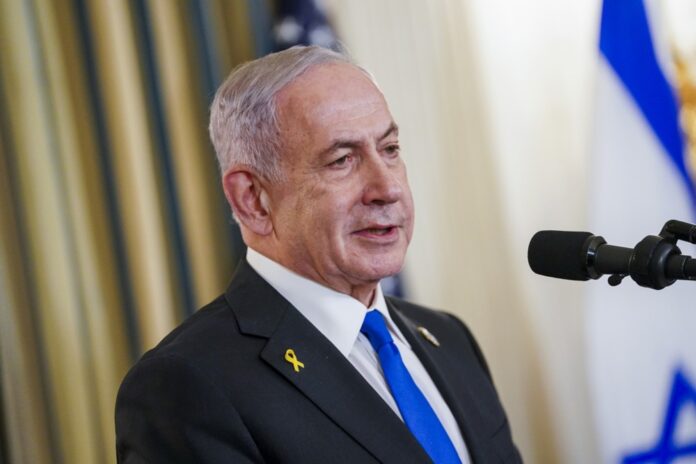 US President Trump and Israeli Prime Minister Netanyahu press conference at the White House