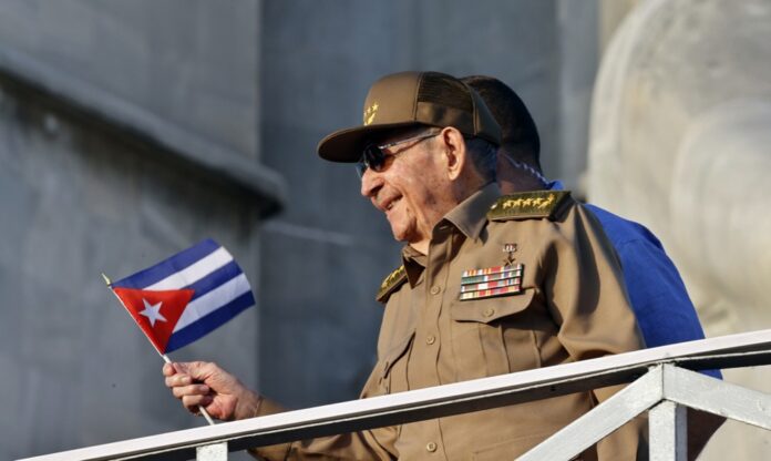 May Day, or International Workers' Day parade in Havana