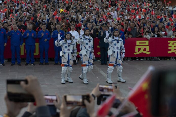 Launch of China's Shenzhou-23 manned mission in China