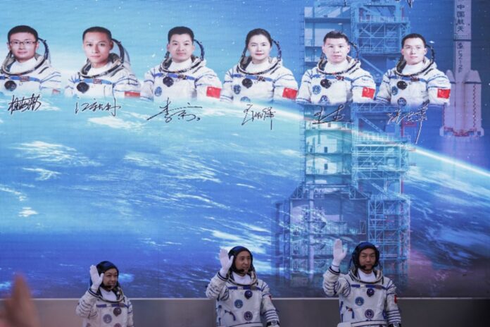 Launch of China's Shenzhou-23 manned mission in China