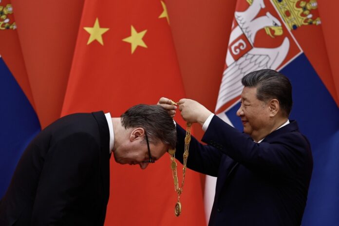 Serbian President Aleksandar Vucic visits China