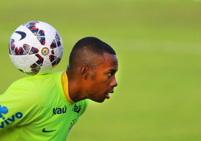 Brazilian national team training session