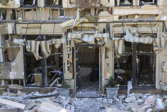Aftermath of overnight Russian attack on Odesa