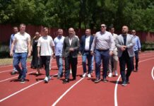 Велес доби современа атлетска патека по ИААФ стандарди