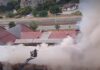 Гори трговски центар во Белград/ВИДЕО