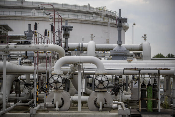 Czech Central oil tank farm