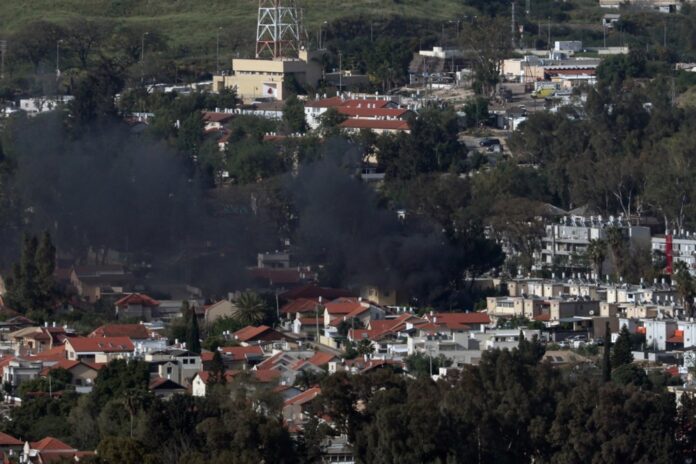 Projectile fire from southern Lebanon hits Kiryat Shmona, northern Israel