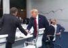 Трамп задоцни еден час на состанокот со европските лидери, па им порача: „Јас сум шефот“/ВИДЕО