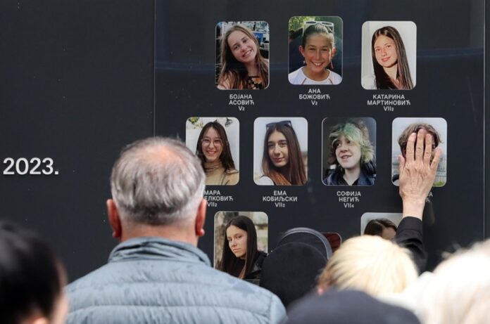 First anniversary of Ribnikar elementary school shooting in Belgrade