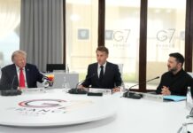 Зад затворени врати на Г7: Зеленски и Трамп се сретнаа очи во очи за прв пат по четири месеци