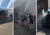 Незапамтени сцени: Германската полиција со водени топови ги спасува граѓаните од пеколната жештина/ВИДЕО