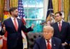 Американскиот претседател Доналд Трамп би сакал да го види актуелниот потпретседател Џ.Д. Венс како свој наследник