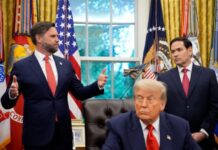 Американскиот претседател Доналд Трамп би сакал да го види актуелниот потпретседател Џ.Д. Венс како свој наследник
