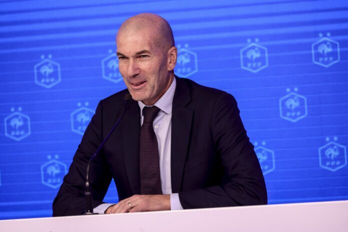French Football Federation (FFF) introduces new head coach Zinedine Zidane