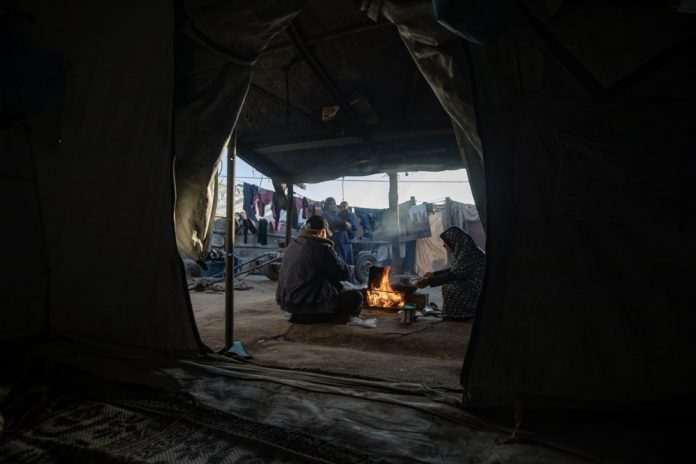 Ramadan Iftar in a Displacement Tent in Gaza