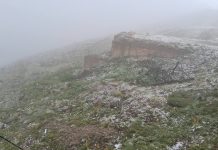 Јулско бело изненадување и на Баба Планина: Побеле и врвот Пелистер/ФОТО