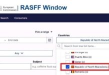 Македонското знаме првпат поставено на RASFF платформата на ЕK