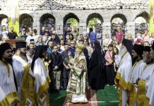 СЕ ВРАЌА ОД ЗАБОРАВ ГОЛЕМОТО СВЕТИЛИШТЕ: По цели 82 години, во долнодримколскиот манастир се служеше литургија