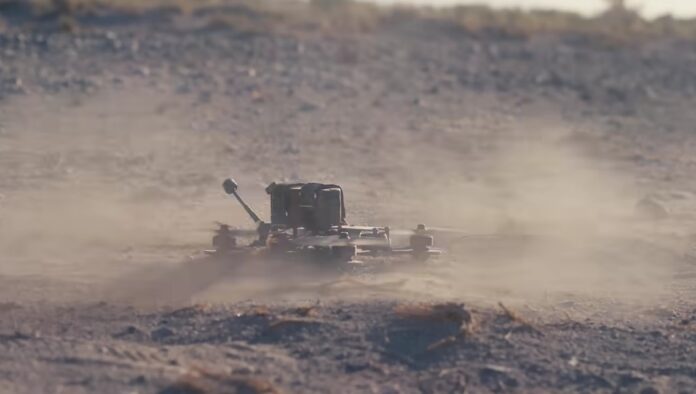 dron video screen