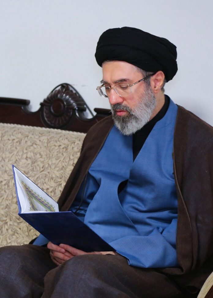 Mojtaba Khamenei appears at ceremony in Iran handout photo