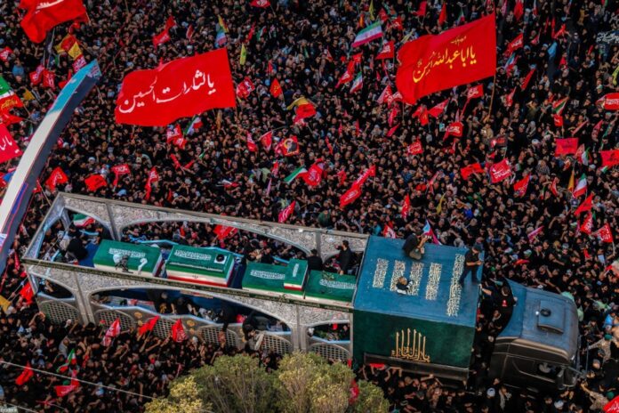 Burial of Iran's late supreme leader Khamenei in hometown of Mashhad