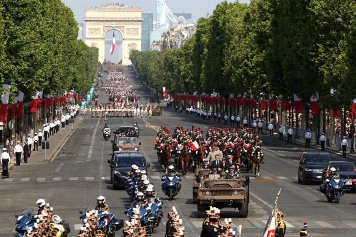 Bastille Day military parade in Paris