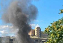 Уапсени предизвикувачите на пожарот на Јужен булевар
