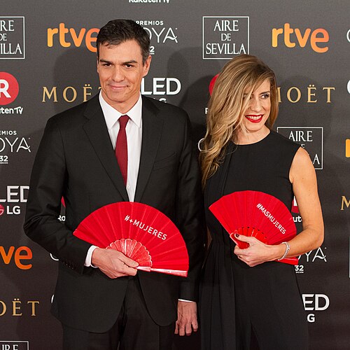 Premios_Goya_2018_-_Pedro_Sánchez_y_Begoña_Gómez_Fernández