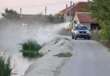 Ќе се прска од земја против возрасни комарци