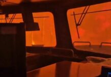 Воз зафатен од жолт пламен, апокалиптични сцени на небото: Повеќе од 830 пожари беснееат во Канада, чадот се шири и на делови од САД/видео