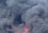 Повеќе од 100 домови се уништени во масивен пожар во Норвешка – пожарникарите на терен и утрово во обид да го стават под контрола