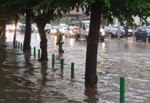 Скопје се дави по поројот: Поплавени улици, заглавени возила и десетици повици за помош/ФОТО
