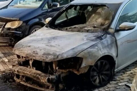 Запален автомобилот на судијата обвинет за заѕиданите 350 илјади евра