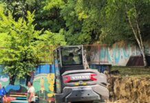 Нов потпорен ѕид во градинката „Кочо Рацин“ во Центар