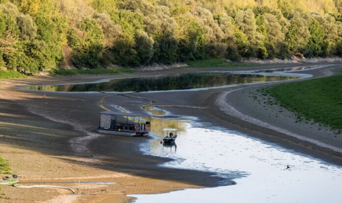 Danube River drops to record lows amid summer drought
